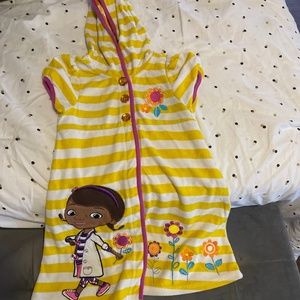 Disney Store Doc McStuffins swim coverup size 5/6